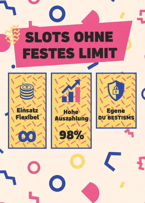 Slots ohne festes Limit bei Spielautomaten online: Einsatz flexibel, hohe Auszahlung und eigene Grenze im Überblick.